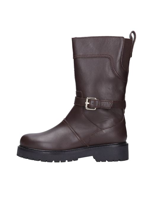 Leather ankle boots TWINSET | VB0003_TWINTESTA DI MORO